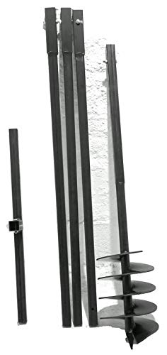 200 mm 4 meter Erdbohrer Brunnenbohrer Handerdbohrer Erdlochbohrer Brunnenbau Pfahlbohrer brunnenbohrgerät von MWS-Apel