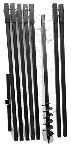 90 mm 8 meter Erdbohrer Brunnenbohrer Handerdbohrer Erdlochbohrer Brunnenbau Pfahlbohrer brunnenbohrgerät von MWS-Apel