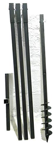 90 mm 4 meter Erdbohrer Brunnenbohrer Handerdbohrer Erdlochbohrer Brunnenbau Pfahlbohrer brunnenbohrgerät von MWS-Apel