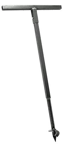 MWS-Apel 90 mm Erdbohrer Handerdbohrer Erdlochbohrer Pflanzbohrer Pfahlbohrer Lochspaten Erdlochausheber Pfostenbohrer von MWS-Apel