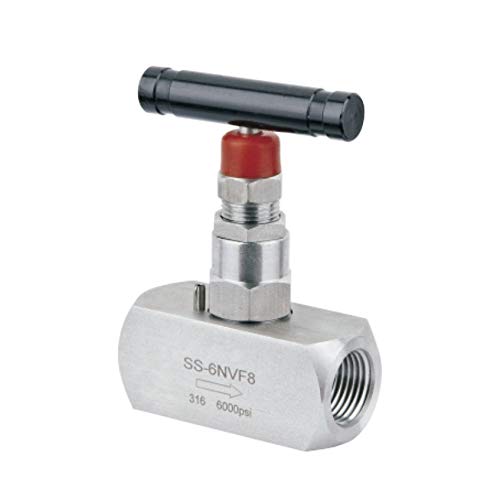 1/8 1/4 3/8 1/2 3/4 Innengewinde Edelstahl 304/316 Hochdruck-Durchflussregelung Absperrnadelventil 1St(Ss316,0.75 Inch) von MWSQQGKCF