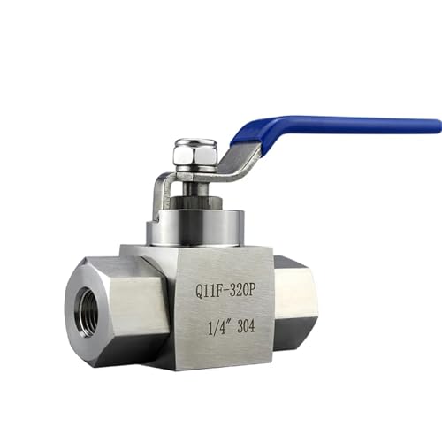 1/8 Zoll, 1/4 Zoll, 3/8 Zoll, 1/2 Zoll, 3/4 Zoll, 1 Zoll, BSP-Innengewinde, Hochdruck-Kugelhahn, 304 Edelstahl, 2230 PSI(1 Inch) von MWSQQGKCF