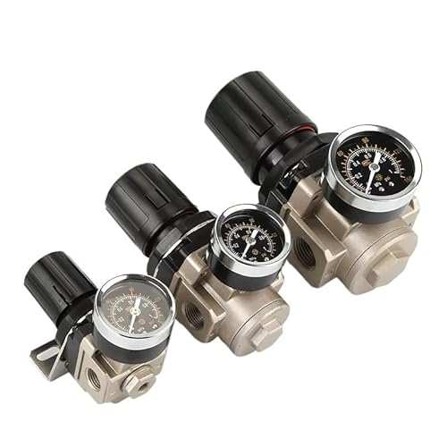 AR2000-02 AR3000-03 AR4000-04 AR5000-06 Gewinde 1/4"" Pneumatischer Luftdruckregler Öl-Wasser-Trenner Druckminderventil(AR5000-06) von MWSQQGKCF
