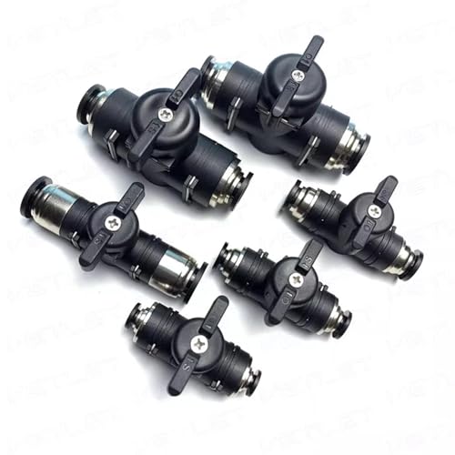BUC5/32 1/4 5/16 3/8 1/2 Drosselventil Englisches System Luftstrom-Geschwindigkeitsregelventil Rohr Wasserschlauch Push-in-Pneumatikanschluss(Buc 5i16 to 5i16) von MWSQQGKCF