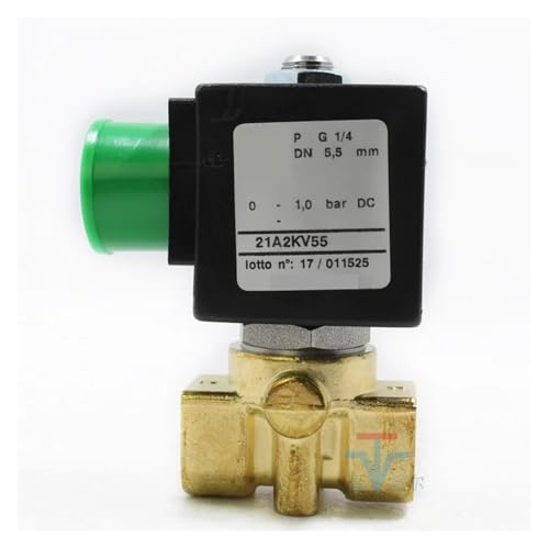 Elektromagnetisches Ventil 21a2kv55 220 V 24 V 1/4 Zweiwege-Direktwirkungs-Elektromagnetisches Ein-Aus-Ventil(AC220V) von MWSQQGKCF
