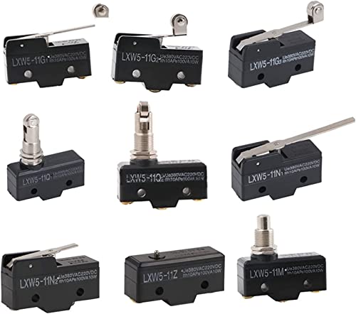 Mikroschalter 1 0pcs lxw5 11n1 11n2 11g1 11g2 11g3 11q1 11q2 11d1 11m Tasteschalter des Reisen Hexenschalter 3 Schraubenklettmikroschalter(10pcs 11d1,Copper contact) von MWSQQGKCF