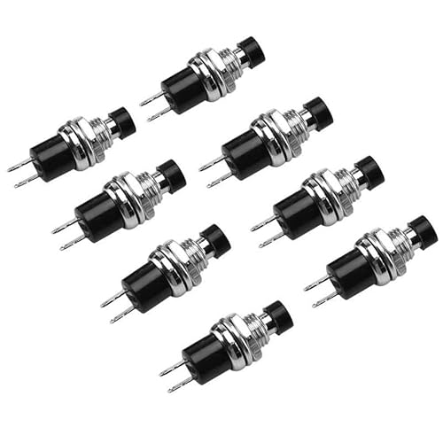 Schalter 10 Stücke PBS 110 Runde Mini Locless Momentary Auto Reset Push Button Switch Locless Reset Schalter Ortung Auto Auto Loc von MWSQQGKCF