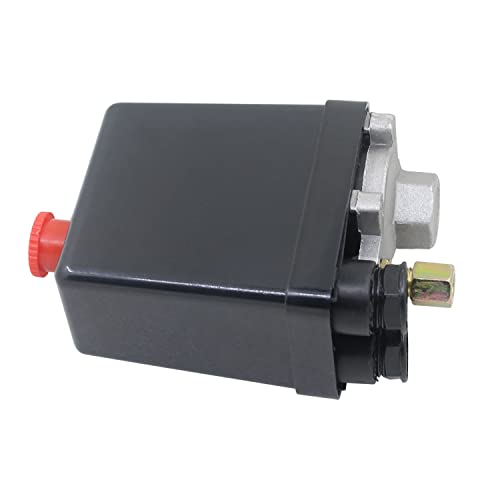 Schalter Luftkompressor Druckschalter Schalter Zubehör 220v0.8mpa Controller Assembly Kleines 3P4P Luftpumpenluftventil von MWSQQGKCF