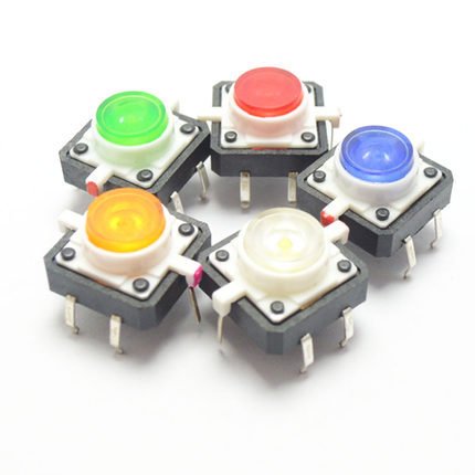Switch 10Pcs 1 Pac with Lamp Light Touch Switch 12x12x7.3MM with Micro Switch Lamp Light Touch Switch Itch Switch 10Pcs 1 Pac with Lamp Light Touch Switch 12x12x7.3MM with Micro Switch Lamp Light Touch Switch Itch von MWSQQGKCF