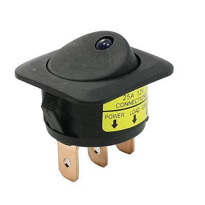 Switch SPST Panel Mounted 3P Blue Indicator Light in Rocer Car Switch 12VDC 25A von MWSQQGKCF
