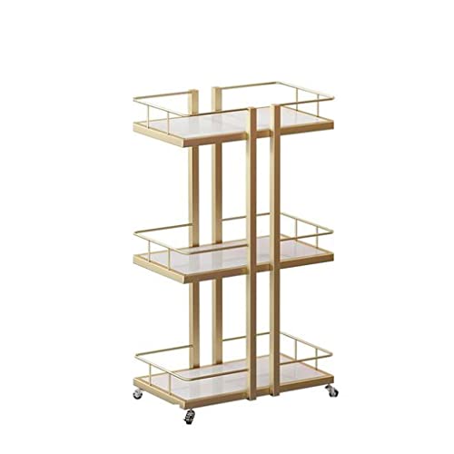 MWUCAIXIA Trolley, Küchenregal, Nagelladen, Aufbewahrungskorb, abnehmbarer Aufbewahrungswagen (D 75 x 45 cm) von MWUCAIXIA