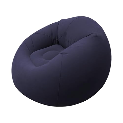 MWZBTG Aufblasbare Couch, Zusammenklappbares Tragbares Luftsofa, Bequeme Luftmatratze Für Indoor Terrasse Relaxen Reisen Picknick Garten von MWZBTG