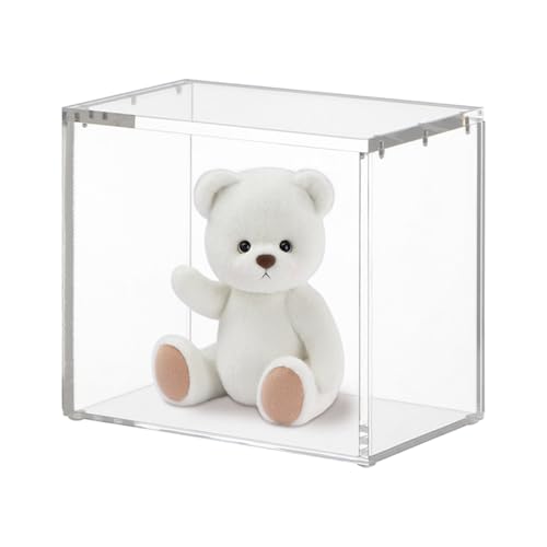 MWZBTG Case Case Acryl, Acryl -Anzeigebox,Aktionsfiguren Organizer Stand | Aufbewahrungskoffer für Sammlerspielkarten, staubdes Modell -Showcase mit Deckel von MWZBTG