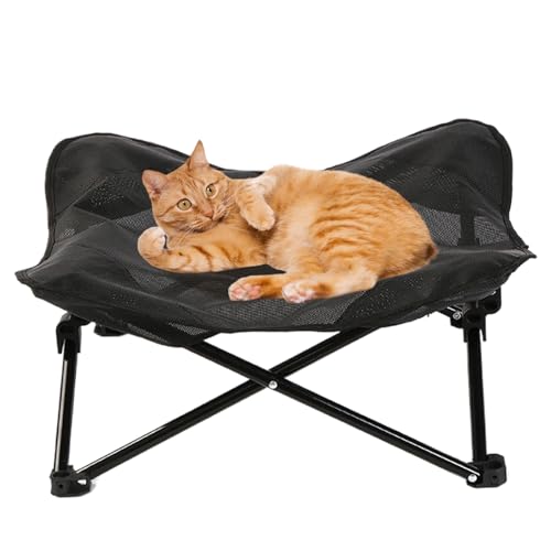 MWZBTG Erhöhter Hundebett | Klappbares Erhöhtes Hundebett,Waschbare Atmungsaktive Hängematte Hundekorb - Für Indoor Haus Garten Outdoor Reisen von MWZBTG