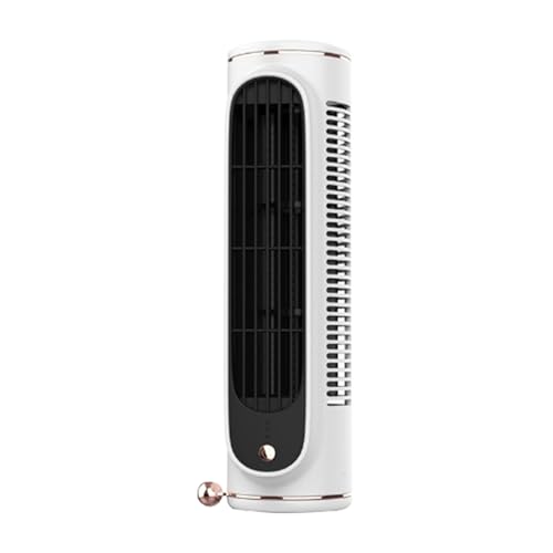 MWZBTG Flügelloser Ventilator | Turmventilator Für Schreibtisch | Klein & Rotorblattlos Tragbarer Akku Luftkühler Für Schlafzimmer Büro Küche Zuhause Camping Reise Picknick von MWZBTG