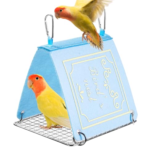 MWZBTG Sittich Bett - Vogelnest Hängematte Für Sommer - Kühlende Sommerhöhle Käfigzubehör Für Conure Kanarienvogel Unzertrennlichen Schlaf von MWZBTG