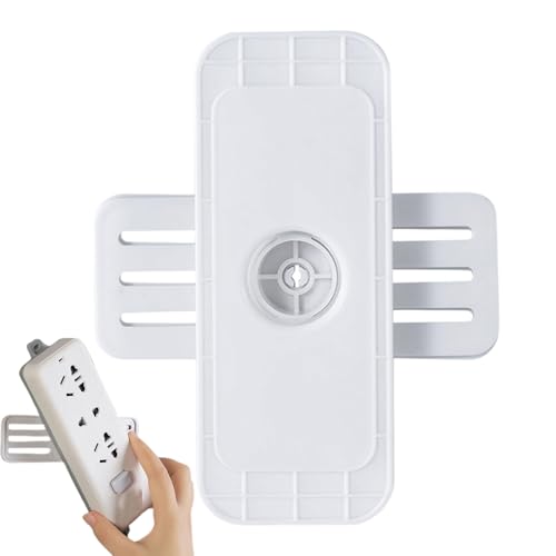MWZBTG Steckdosenhalter - Selbstklebender Halter für Router,Drehbare Multifunktionale Montagehalterung Für Verschiedene Oberflächen von MWZBTG