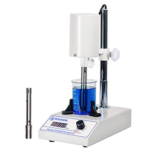 MXBAOHENG Homogenisator 5-1000ML Homogenisier Edelstahl Homogenisator Laborhomogenisator FSH-2A Lab Disperser Emulgator mit 1212G und 1218G Arbeitskopf (220 V) von MXBAOHENG