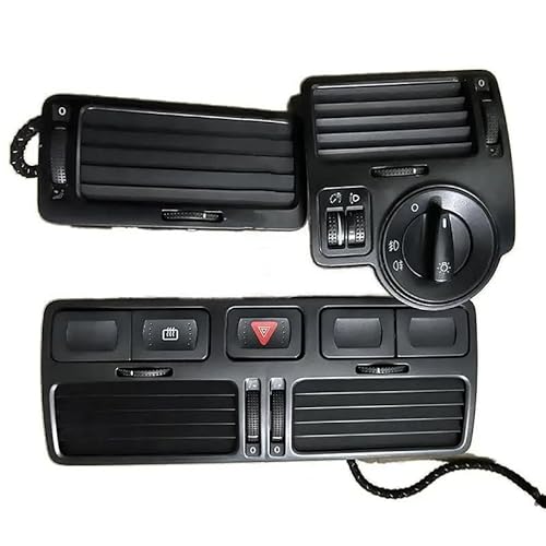 MXDDWLKJ Lüftungsauslass Für MK4 Für Golf 4 1J1819710B Dashboard Air Outlet Teile Instrument Air Outlet Zentrale Klimaanlage Outlet Auto Klimaanlage Steckdose (Size : -07-Used All 3PCS Set) von MXDDWLKJ