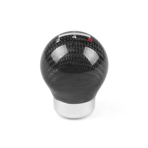 Schaltknäufe 5-Gang-Schaltknauf Aus Kohlefaser, Schaltgetriebe, Universal-Schaltknauf, BX101527, Auto-Styling-Teile Auto Schaltknauf Handball von MXDDWLKJ