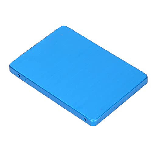 MXGZ Leichtes SSD-Festplatten-Oxidations-Sandstrahlen-Farbadaptergehäuse für SSD-Gehäuse 6 Gbit/S Ultradünne Aluminiumlegierung für Computer-Festplatten (Blau) von MXGZ