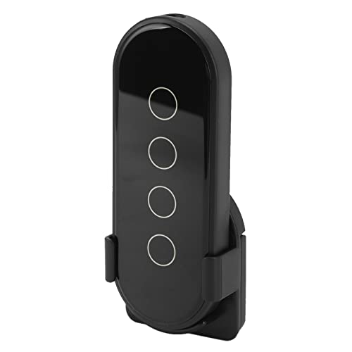 Wireless Smart Button, Smart Button Zwei Platzierungsmethoden 3-Wege-Fernbedienung 4 Tasten für den Innenbereich (Schwarz) von MXGZ