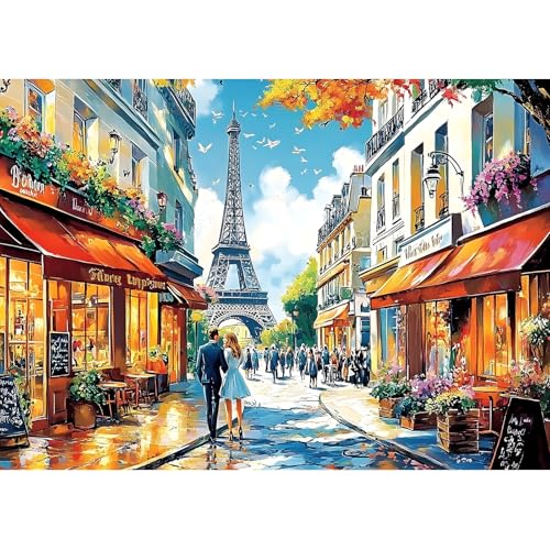 MXJSUA Straßen in Paris Diamond Painting Erwachsene, 5D Diamant Painting Bilder Anfänger, DIY Runder Vollbohrer Diamanten Malerei Stickerei Kreuzstich Geschenke Home Wand Dekor 30x40cm MXJSUA Straßen in Paris Diamond Painting Erwachsene, 5D Diamant Painting Bilder Anfänger, DIY Runder Vollbohrer Diamanten Malerei Stickerei Kreuzstich Geschenke Home Wand Dekor 30x40cm von MXJSUA