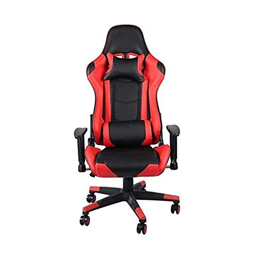 MXLDZHLW Stühle, Computer-Spielstühle Rennstuhl, Home-Office-Computer-Spiel-Schwenklederstuhl/Bildfarbe/70 * 70 * 127 cm von MXLDZHLW