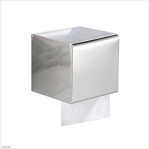 MXLDZHLW Toilettenpapierhalter, Geschlossener Toilettenpapierhalter Aus Edelstahl, Wasserdichte Toilettenpapierbox, Papierrolle, Pumpe, Papierfreier Spender, 15 X 12,5 X 12,5 cm/15 X 12,5 X 12,5 cm MXLDZHLW Toilettenpapierhalter, Geschlossener Toilettenpapierhalter Aus Edelstahl, Wasserdichte Toilettenpapierbox, Papierrolle, Pumpe, Papierfreier Spender, 15 X 12,5 X 12,5 cm/15 X 12,5 X 12,5 cm von MXLDZHLW