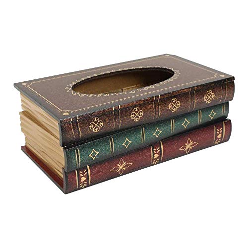 MXLDZHLW Toilettenpapierhalter, Holz-Taschentuchbox-Dekoration, Kreative Pumppackuin Buchform, Papierhandtuchaufbewahrung, Dekoration Für Zu Hause, Praktische Dekoration, a/B MXLDZHLW Toilettenpapierhalter, Holz-Taschentuchbox-Dekoration, Kreative Pumppackuin Buchform, Papierhandtuchaufbewahrung, Dekoration Für Zu Hause, Praktische Dekoration, a/B von MXLDZHLW