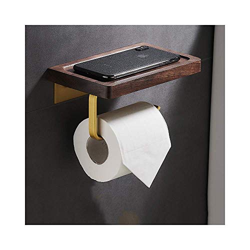MXLDZHLW Toilettenpapierhalter, Toilettenpapierhalter, Mit Ablage, Wandmontierter Toilettenpapierhalter, Holz-Tissuehalter, Aufbewahrungshalter Für Badezimmer, Schlafzimmer, Wohnzimmer, Hohe Belastbar MXLDZHLW Toilettenpapierhalter, Toilettenpapierhalter, Mit Ablage, Wandmontierter Toilettenpapierhalter, Holz-Tissuehalter, Aufbewahrungshalter Für Badezimmer, Schlafzimmer, Wohnzimmer, Hohe Belastbar von MXLDZHLW