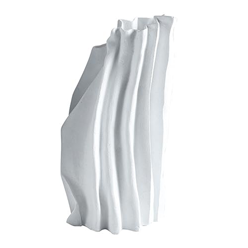 Blumenvasen Einfache getrocknete Blumenvase, Ornamente, Modellhaus, Wohnzimmerdekoration, Ornamente(Bianco) von MXMZSRTH