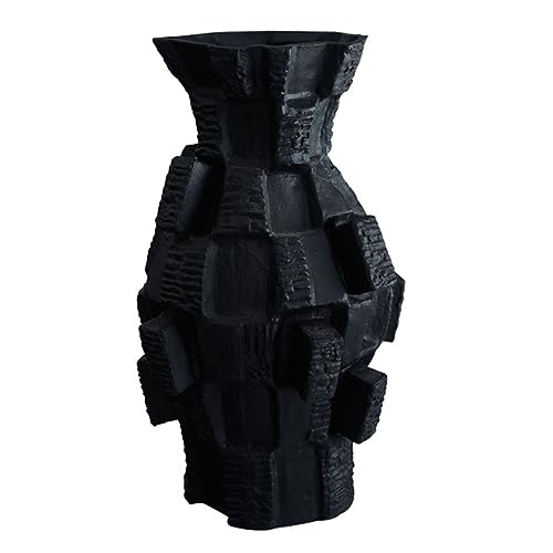 Blumenvasen Einfache kreative Schwarze Vase Blumenarrangement Modell Büro Zuhause Wohnzimmer Dekoration Blumenvasen Einfache kreative Schwarze Vase Blumenarrangement Modell Büro Zuhause Wohnzimmer Dekoration von MXMZSRTH