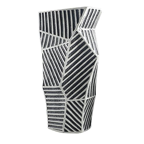 Blumenvasen Geometrische Harzvase, Blumenarrangement, Modell, Haus, Eingang, Wohnzimmer, Vase(21x11x40cm) von MXMZSRTH