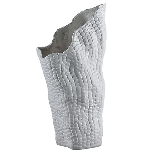 Blumenvasen Kreative Vase runder Tisch Ornament Blumenarrangement Vase Dekorationen Ornamente(Bianco) von MXMZSRTH
