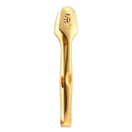 Brotzange Edelstahl Brot Clip Multifunktionale Lebensmittel Clip Haushalt Kreative Lebensmittel Clip Steak Clip Buffet Grill Clip(Gold) von MXMZSRTH