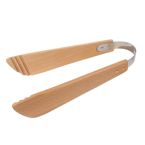 Brotzange Holz Lebensmittel Clip Brot Zange Küche Gemüse Salat Clip Brot Kuchen Clip von MXMZSRTH