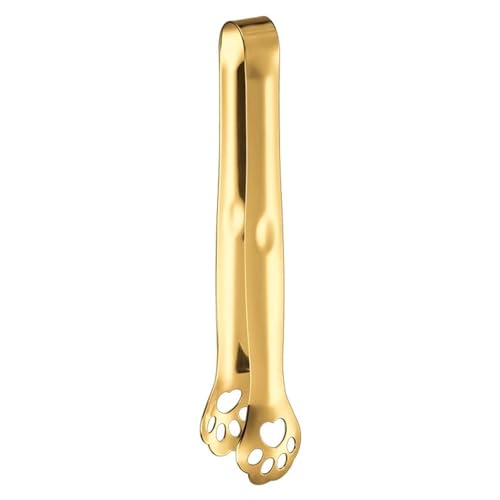 Brotzange Kreative Edelstahl Grill Clip Buffet Clip Salat Dessert Brot Clip Lebensmittel Clip(Gold) von MXMZSRTH
