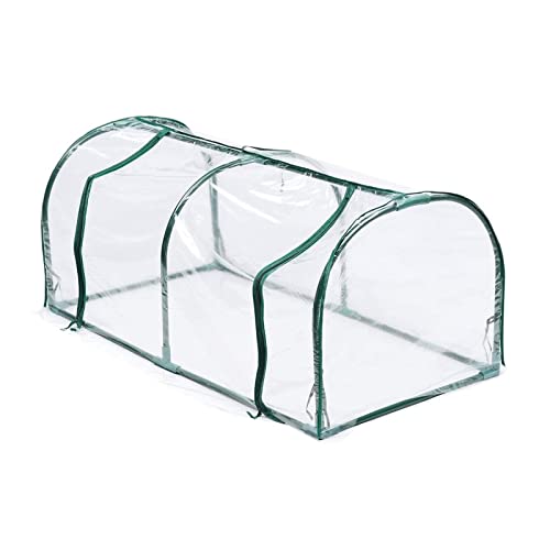 Gartengewächshaus Haus-Deko-Tunnel-Gewächshaus 120 X 61 x 49 cm-Gewächshaus for Garten-Balkon-Hinterhof von MXMZSRTH