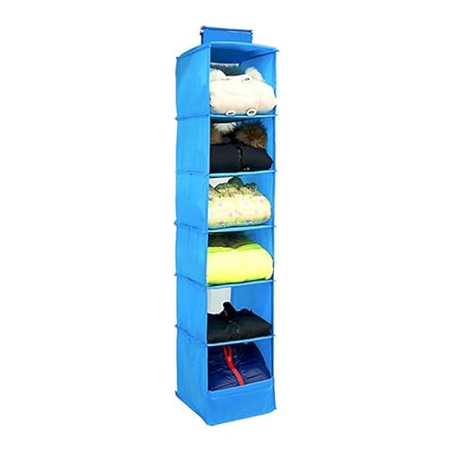 Hängeregal-Schrankaufbewahrung 6-stufiger, an der Wand montierter Hängeständer for Kleidung, Jacken und mehr – als Schuhregal oder als Hängeregal im Schrank-Organizer im Flur von MXMZSRTH