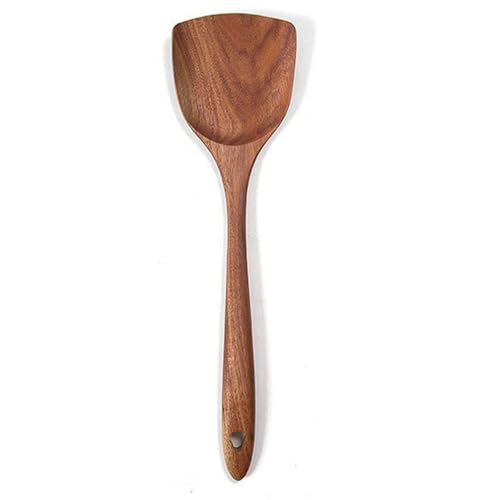 Holzschaufel Massivholzspatel Spatel mit langem Griff(9.5x35cm) von MXMZSRTH