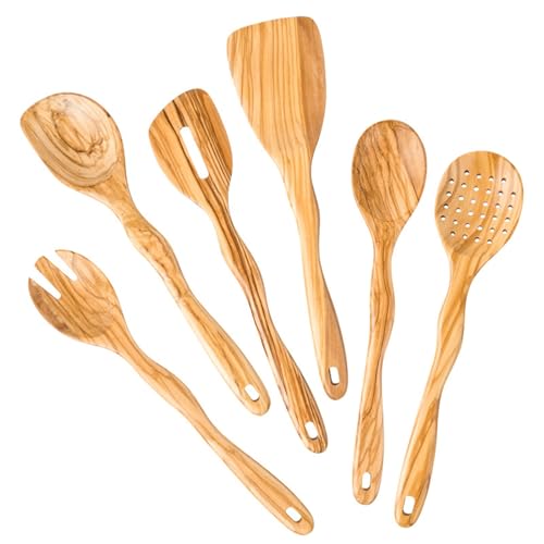 Holzschaufel Sechsteiliges Set Pfannenwender Küchenutensilien Suppenlöffel Pfannenwender Holzschaufel Sechsteiliges Set Pfannenwender Küchenutensilien Suppenlöffel Pfannenwender von MXMZSRTH