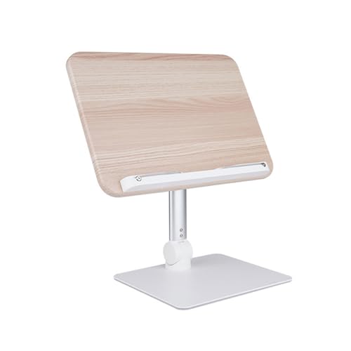 Lesestütze Halter Tragbarer, höhenverstellbarer, faltbarer Buchständerhalter for freihändigen Lesen von College-Lehrbüchern(34.5x24.5cm) von MXMZSRTH