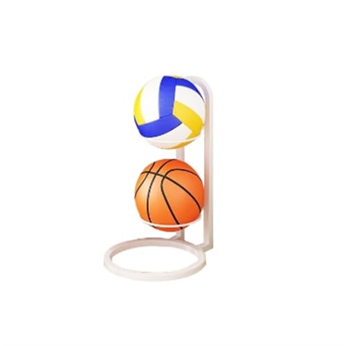 MXMZSRTH Basketball-Aufbewahrungsständer Home Basketball Storage Stand Eisen Multi-Tier Basketballkörbe(44.5cm) von MXMZSRTH