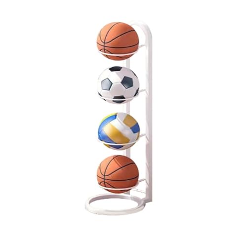 MXMZSRTH Basketball-Aufbewahrungsständer Home Basketball Storage Stand Eisen Multi-Tier Basketballkörbe(89.5cm) von MXMZSRTH