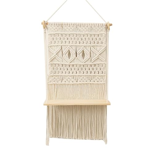 MXMZSRTH Gewebter Wandteppichständer Böhmische handgewebte Wandteppiche Regal Wohnzimmer Schlafzimmer Nachttisch Wand Aufbewahrung Dekoration von MXMZSRTH
