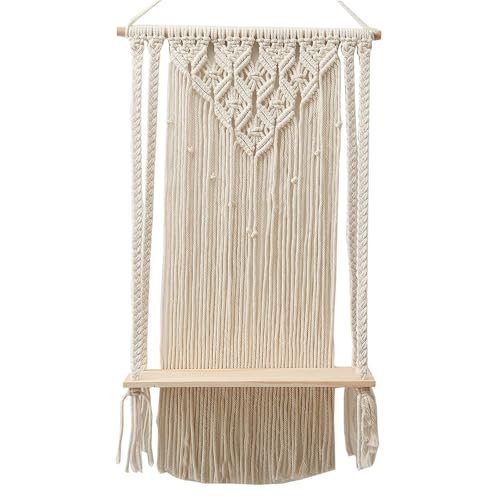 MXMZSRTH Gewebter Wandteppichständer Quaste Wandteppich Hängen Regal Hand-Woven Wandteppich Regal Wohnzimmer Schlafzimmer Dekoration MXMZSRTH Gewebter Wandteppichständer Quaste Wandteppich Hängen Regal Hand-Woven Wandteppich Regal Wohnzimmer Schlafzimmer Dekoration von MXMZSRTH