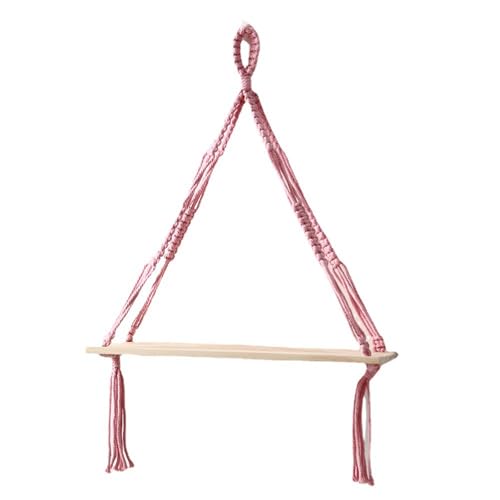 MXMZSRTH Gewebter Wandteppichständer Wandregal, Raumdekoration, buntes Baumwollseil, handgewebtes Wandteppichregal MXMZSRTH Gewebter Wandteppichständer Wandregal, Raumdekoration, buntes Baumwollseil, handgewebtes Wandteppichregal von MXMZSRTH