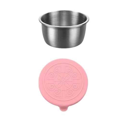 MXMZSRTH Gewürzsoßenbecher Haushalts-Gewürzsaucenbecher mit versiegeltem Silikondeckel(Colour 1) von MXMZSRTH