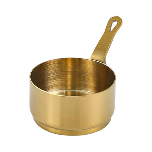 MXMZSRTH Gewürzsoßenbecher Soßenbecher aus Edelstahl mit Henkel, Soßenbecher for Snacks(Colour 1,80ml) von MXMZSRTH